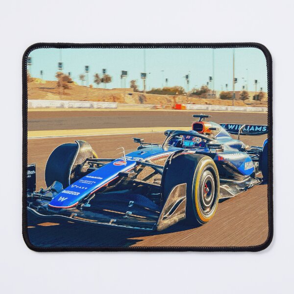 Item preview, Alexander Albon racing in in the 2024 Saudi Arabia Grand Prix watercolor designed and sold by Rodissimus1984.