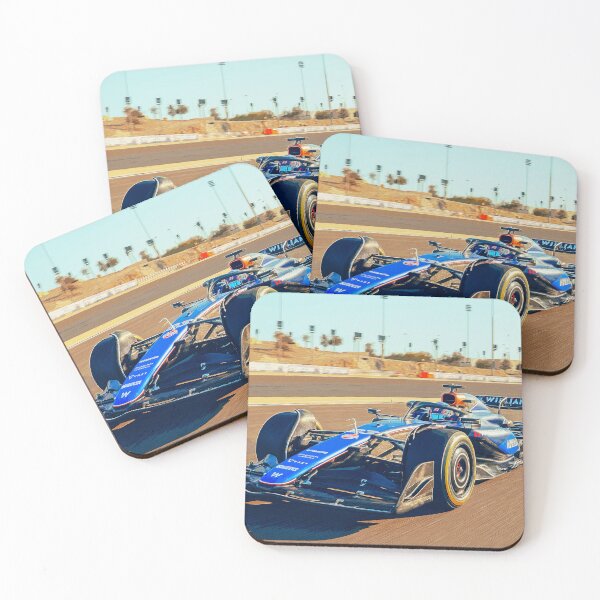 Item preview, Alexander Albon racing in in the 2024 Saudi Arabia Grand Prix watercolor designed and sold by Rodissimus1984.