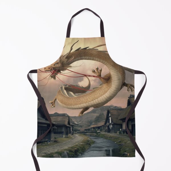 Item preview, Japanese mythological dragon, as it would appear in 14th-century Japan. designed and sold by Titan33.