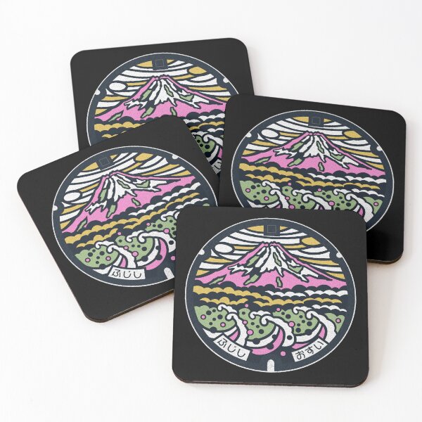 Item preview, Fuji City Manhole Cover Art designed and sold by Musashi1996Art.