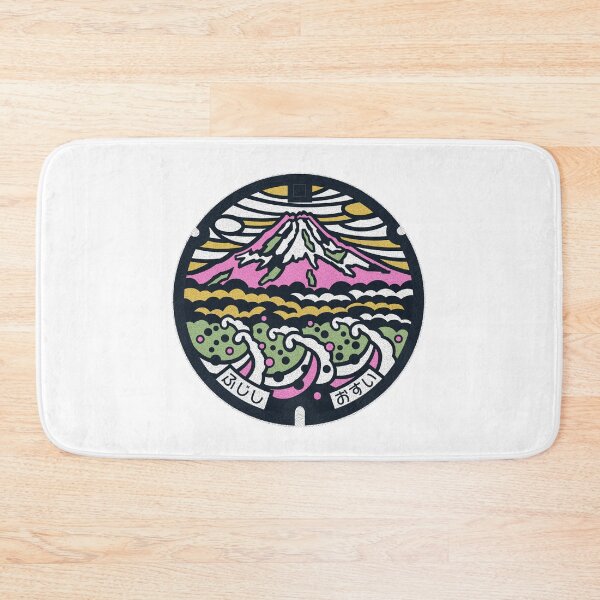 Item preview, Fuji City Manhole Cover Art designed and sold by Musashi1996Art.