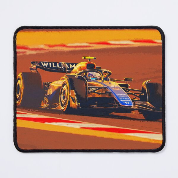 Item preview, Logan Sargeant racing in the 2024 Saudi Arabian Grand Prix designed and sold by Rodissimus1984.