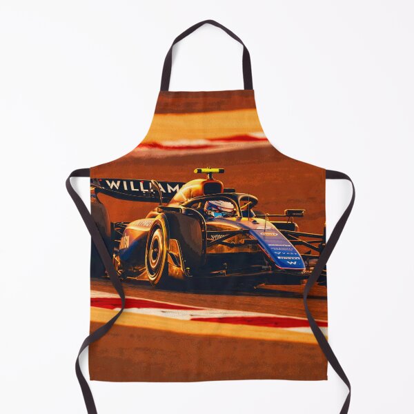 Item preview, Logan Sargeant racing in the 2024 Saudi Arabian Grand Prix abstract designed and sold by Rodissimus1984.