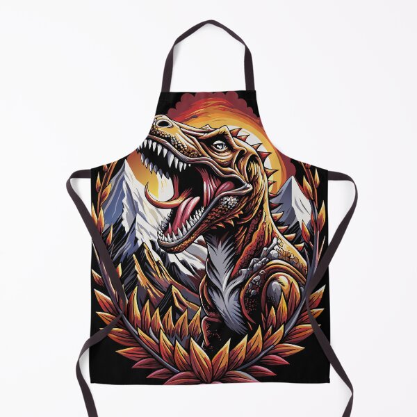 Item preview, t-rex and mountain designed and sold by MakeitMelo.
