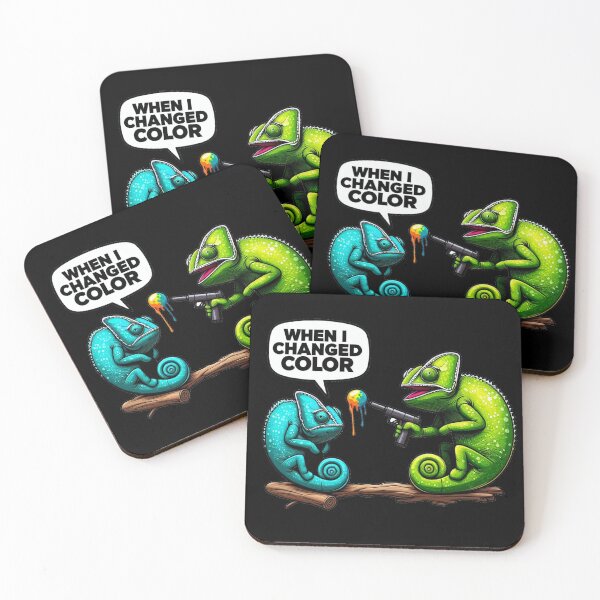 Item preview, Chameleons play paintball -  Charming designed and sold by Shtex.