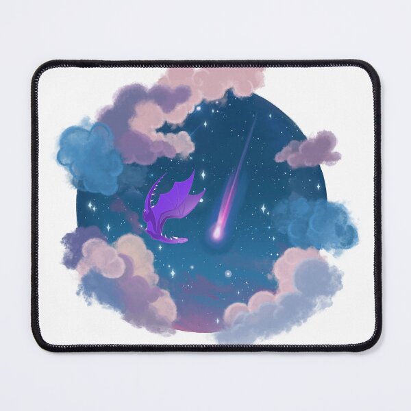 Item preview, Dragon skies- purple dragon cloudscape designed and sold by GeekandArtsy.