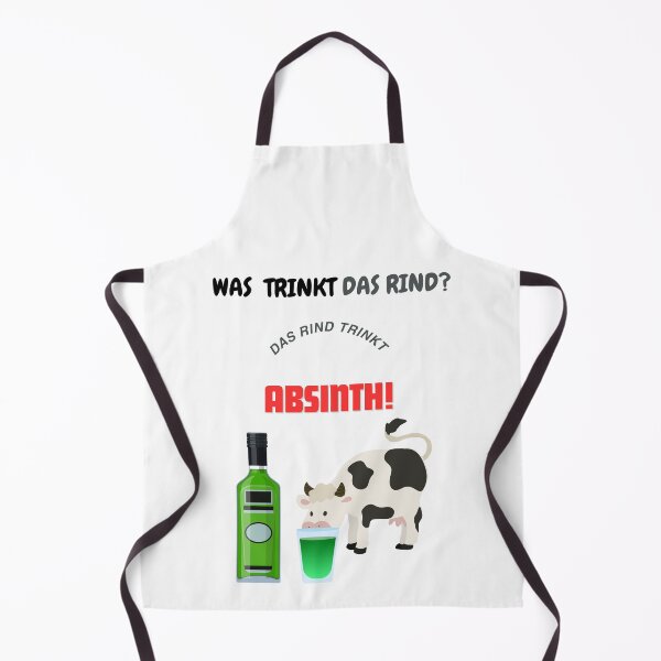 Item preview, What does the cow drink? The cow drinks absinthe! designed and sold by ManuelMuse.