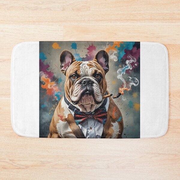 Item preview, Bulldog smoking  designed and sold by Majorartworks.