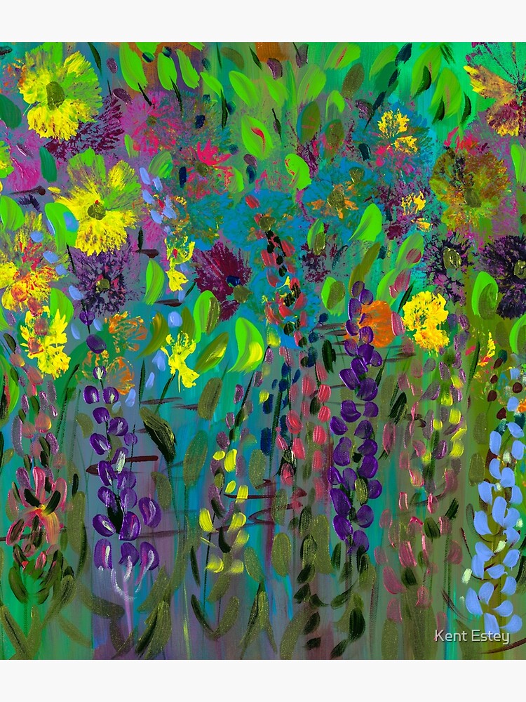 Thumbnail 3 of 3, Backpack, Estey Garden No.2 Curtain designed and sold by Kentestey.