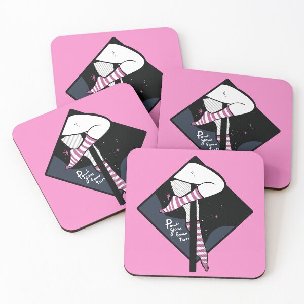 Item preview, Point Your Toes! a cute pole dance sticker based on a badge design designed and sold by Soratern.