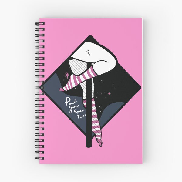 Item preview, Point Your Toes! a cute pole dance sticker based on a badge design designed and sold by Soratern.