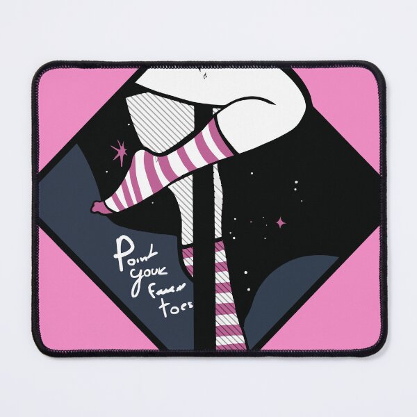 Item preview, Point Your Toes! a cute pole dance sticker based on a badge design designed and sold by Soratern.