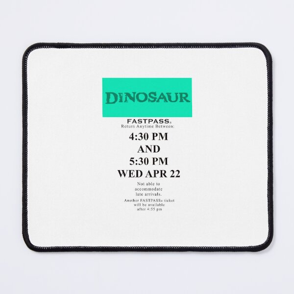 Item preview, Dinosaur In The Fast Lane I WDW Fan Art designed and sold by PedroStyle.