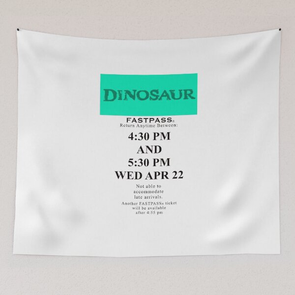 Item preview, Dinosaur In The Fast Lane I WDW Fan Art designed and sold by PedroStyle.