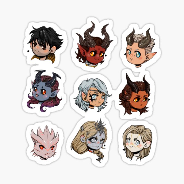 Item preview, BG3 NPC Chibis! designed and sold by blue-tiefling-.
