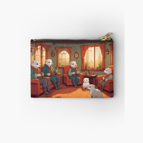 Item preview, Ferret Family Art designed and sold by WildlifeInc.