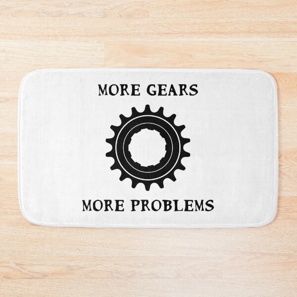 Item preview, More Gears More Problems Fixie Fixed gear bikes - black designed and sold by Theokotos.
