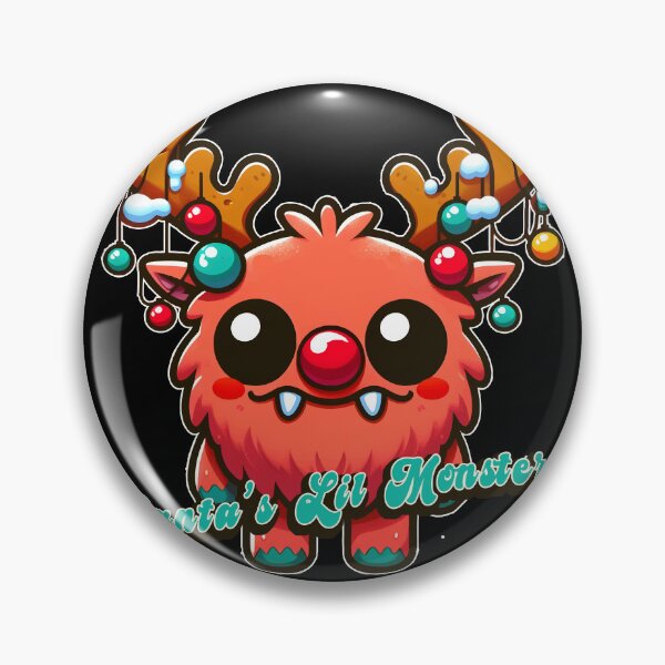 Item preview, Santa's Little Red Monster designed and sold by JoseloRochaArt.