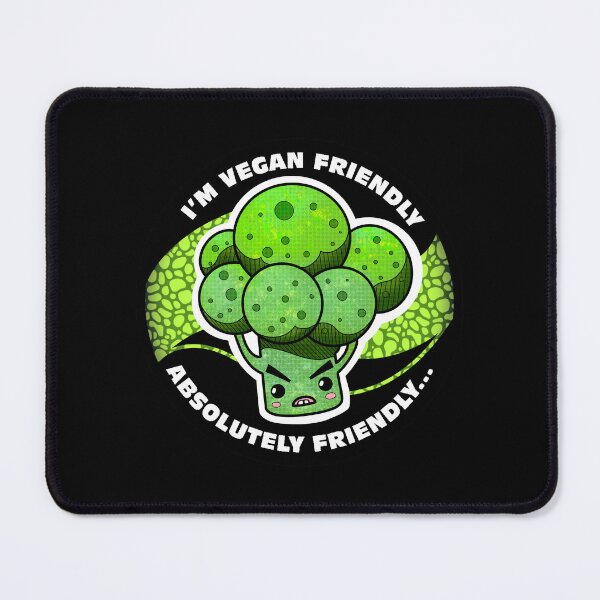 Item preview, Friendly veggie vegan zombie broccoli designed and sold by SaySimpleDesign.