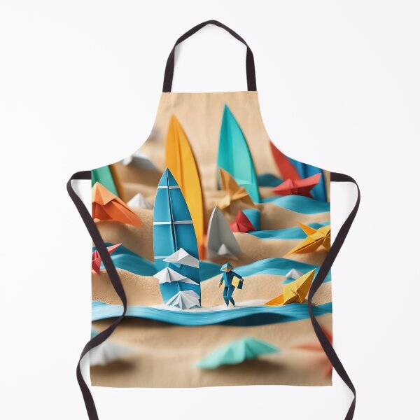 Item preview, Origami Art - Riding the Waves: Surfing Adventures at the Beach designed and sold by ArtfulFolds.
