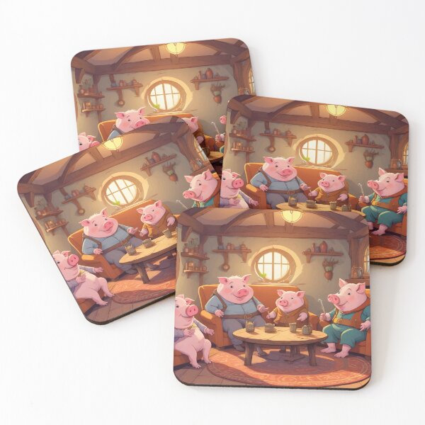 Item preview, Piggy Family Art designed and sold by WildlifeInc.