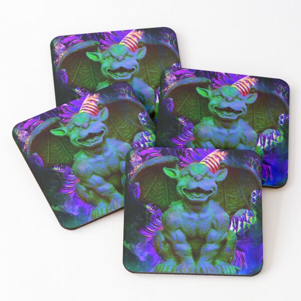 Item preview, Purple blue gargoyle designed and sold by clarazen.