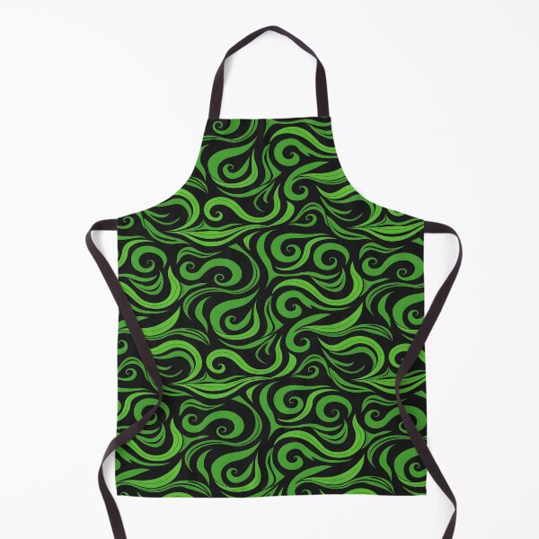Item preview, Green and Black Swirl Design designed and sold by ArtbyAiGallery.