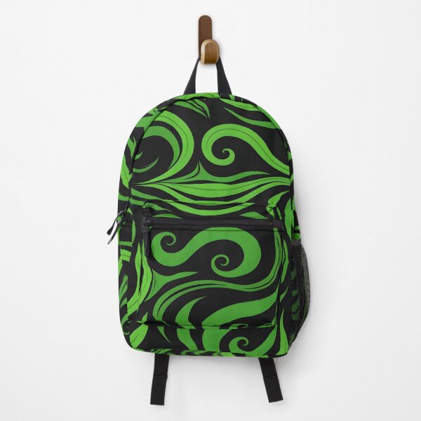 Item preview, Green and Black Swirl Design designed and sold by ArtbyAiGallery.