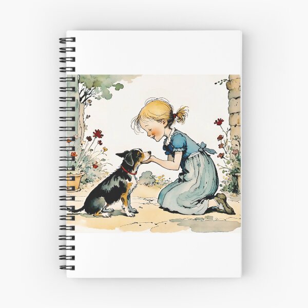 Item preview, A girl and her dog designed and sold by Steffani Lehmann.