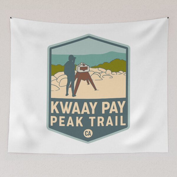 Item preview, Kwaay Pay Peak Trail – California hiker designed and sold by Moritz Schwäble.