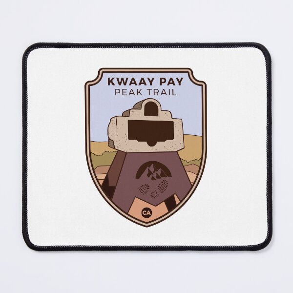 Item preview, Kwaay Pay Peak Trail – California hiker designed and sold by Moritz Schwäble.
