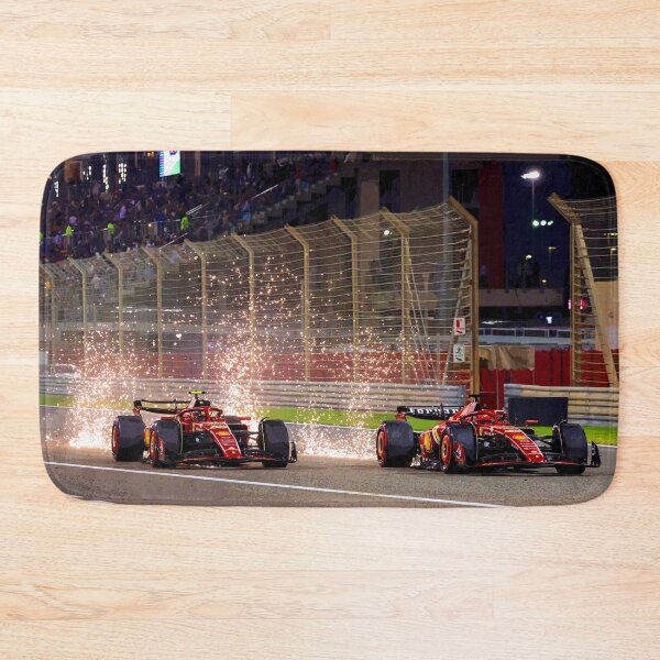 Item preview, Charles Leclerc and Carlos Sainz making sparks together 2024 abstract designed and sold by Rodissimus1984.