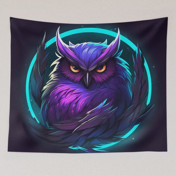 Item preview, cyber owl designed and sold by Ricardo Rodríguez Pérez.
