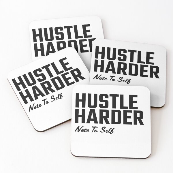 Item preview, Hustle Harder, Note to Self Tee designed and sold by PpSquaredPro.