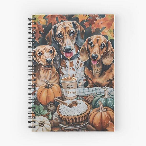 Item preview, Dachshund Dogs Fall Garden Decor, Dogs Pumpkin Poster Illustration, Autumn Thanksgiving House Decor, Weiner Dog Mom Gift, Dog Lover Pumpkin Latte Art designed and sold by OnceOnlyArt.