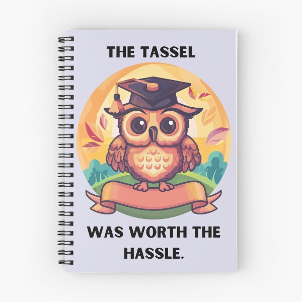 Item preview, The Tassel is Worth the Hassle - Funny Owl Design designed and sold by BlkMoonShop.