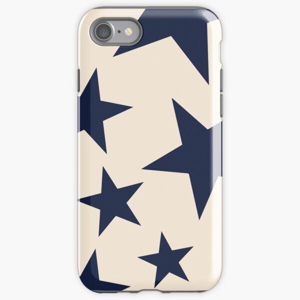Item preview, Navy & Light Beige Big Ol' Stars designed and sold by STUDIO MORE Los Angeles.