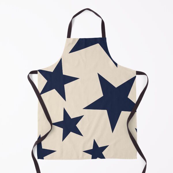 Item preview, Navy & Light Beige Big Ol' Stars designed and sold by STUDIO MORE Los Angeles.