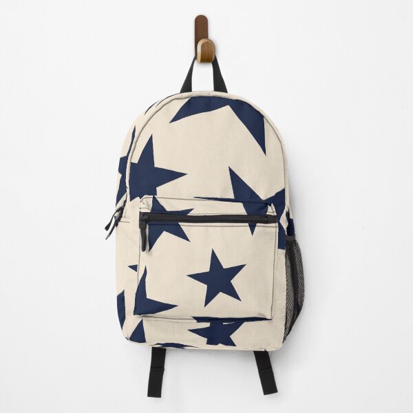 Item preview, Navy & Light Beige Big Ol' Stars designed and sold by STUDIO MORE Los Angeles.