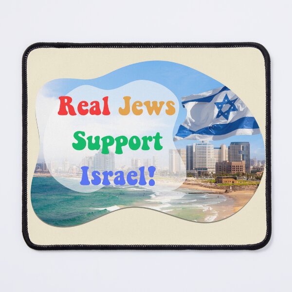Item preview, Real Jews Support Israel! designed and sold by StarwaysDesigns.