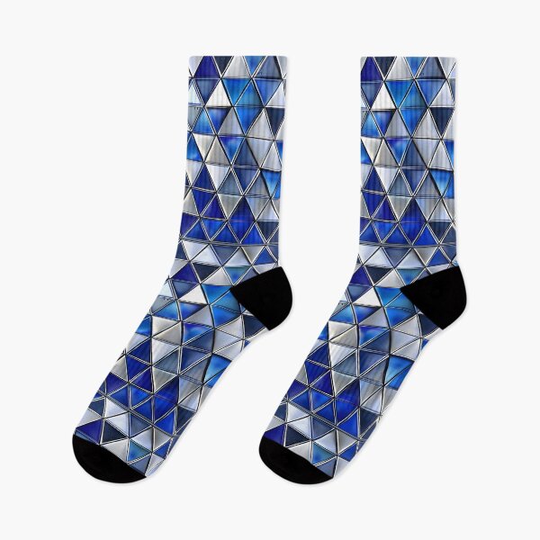 Item preview, Blue and Silver Diamond Design designed and sold by ArtbyAiGallery.