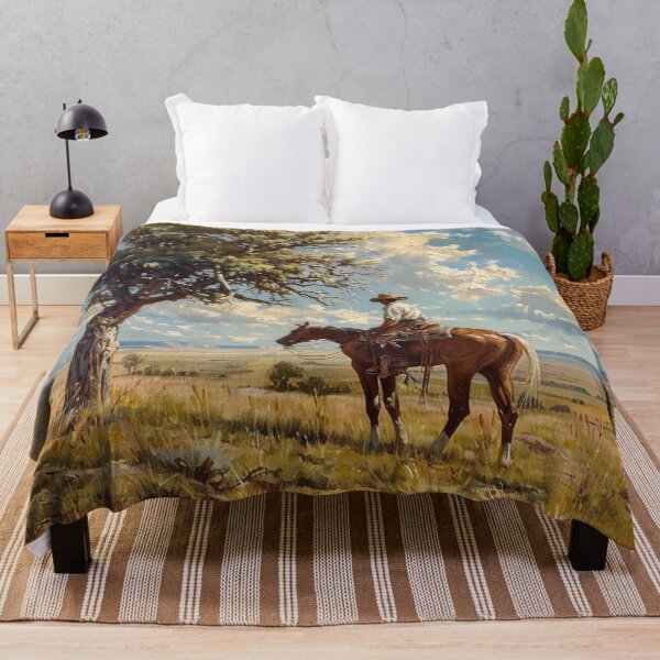 Item preview, Cowboy Sitting On A Horse designed and sold by Myra365Art.