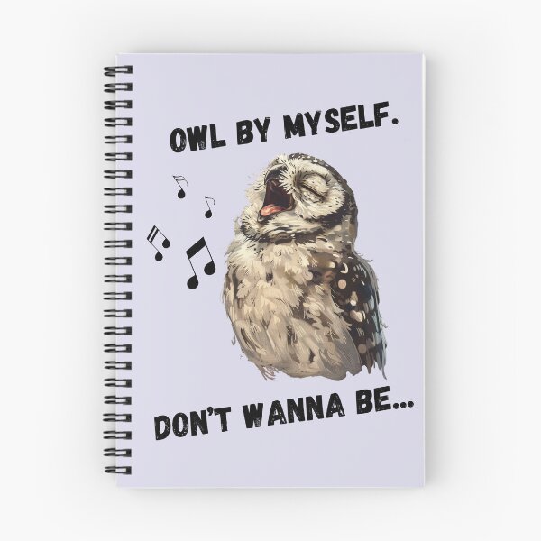 Item preview, Owl By Myself - Funny Owl Design designed and sold by BlkMoonShop.