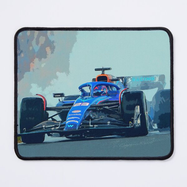 Item preview, Alexander Albon racing in in the rain 2024 watercolor designed and sold by Rodissimus1984.