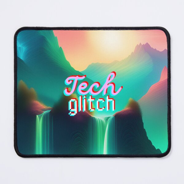 Item preview, A beautiful natural landscape of waterfalls and mountains at dawn with neon colors designed and sold by Lurgi-Print.