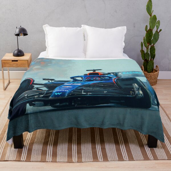 Item preview, Alexander Albon racing in in the rain 2024 abstract designed and sold by Rodissimus1984.