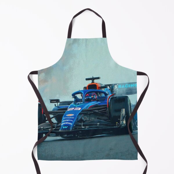 Item preview, Alexander Albon racing in in the rain 2024 abstract designed and sold by Rodissimus1984.