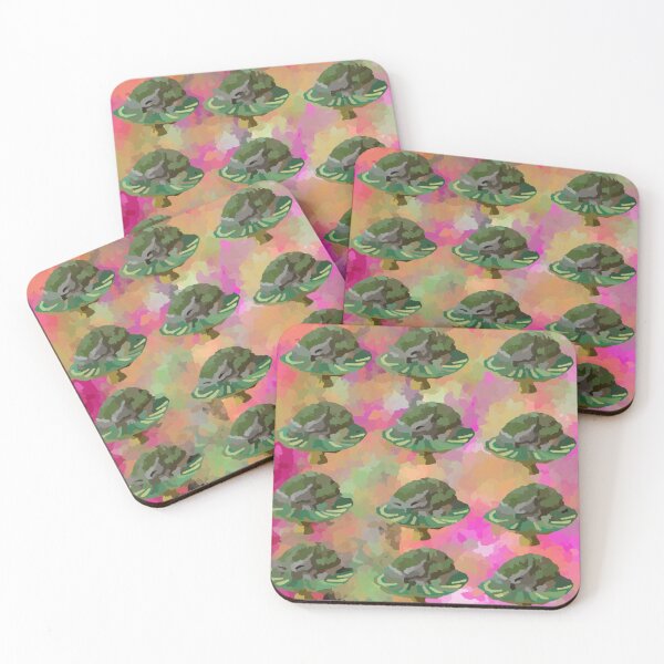 Item preview, watercolor owl on mushroom pattern designed and sold by Storiesforyou.