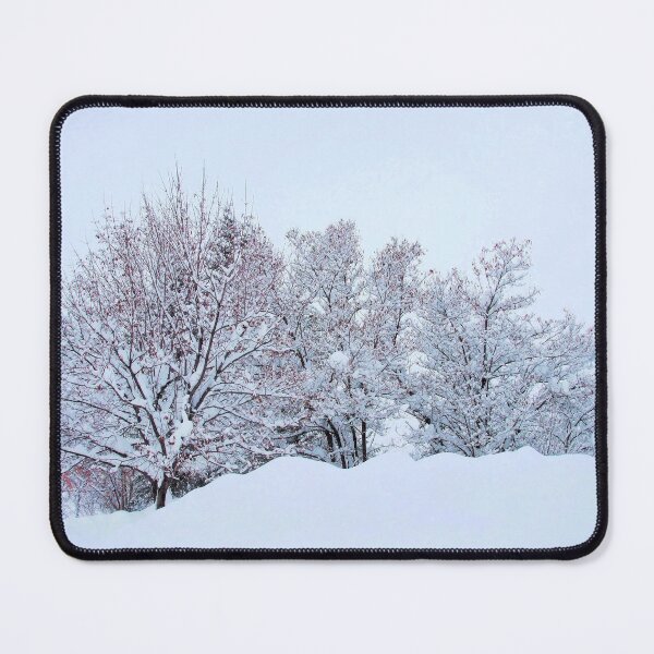 Item preview, Trees And Snow 3: maples behind snowbank designed and sold by Dustwood-Media.