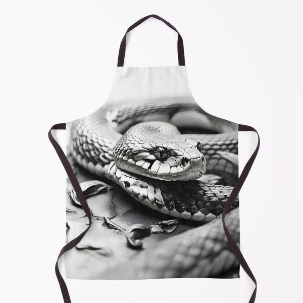 Item preview, Black and White Snake drawing designed and sold by Pencil-Art.